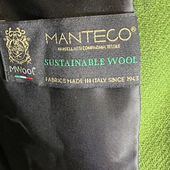 Thakoon Green Single Breasted Wool Coat M - Picture 8 of 10